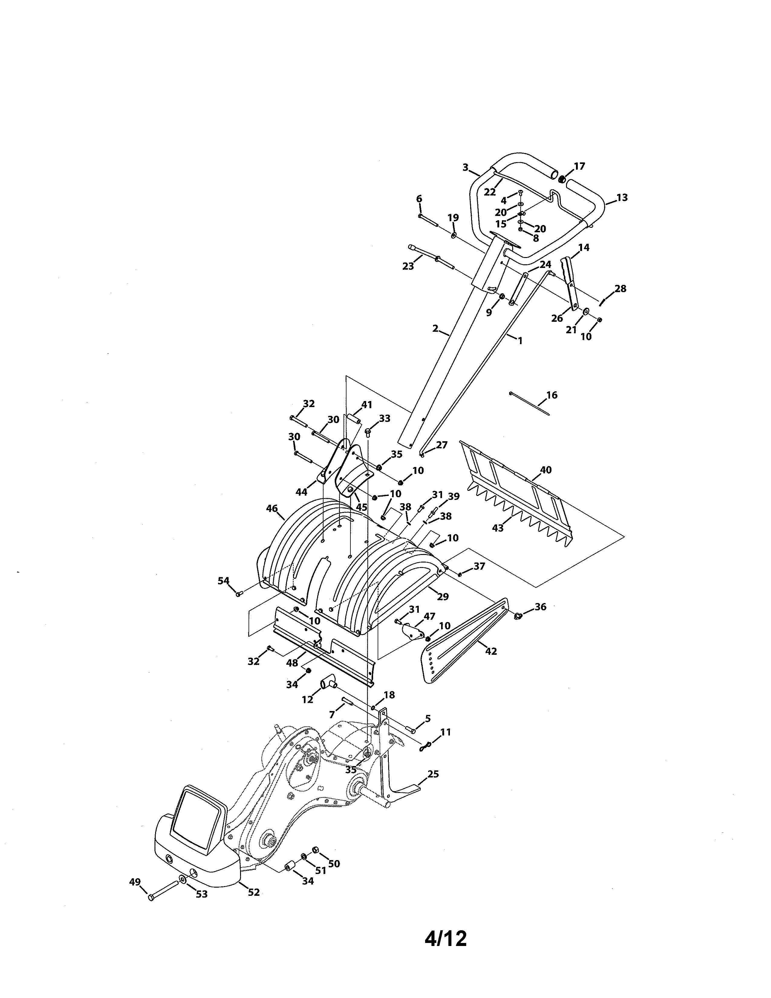 Handle/tine shield