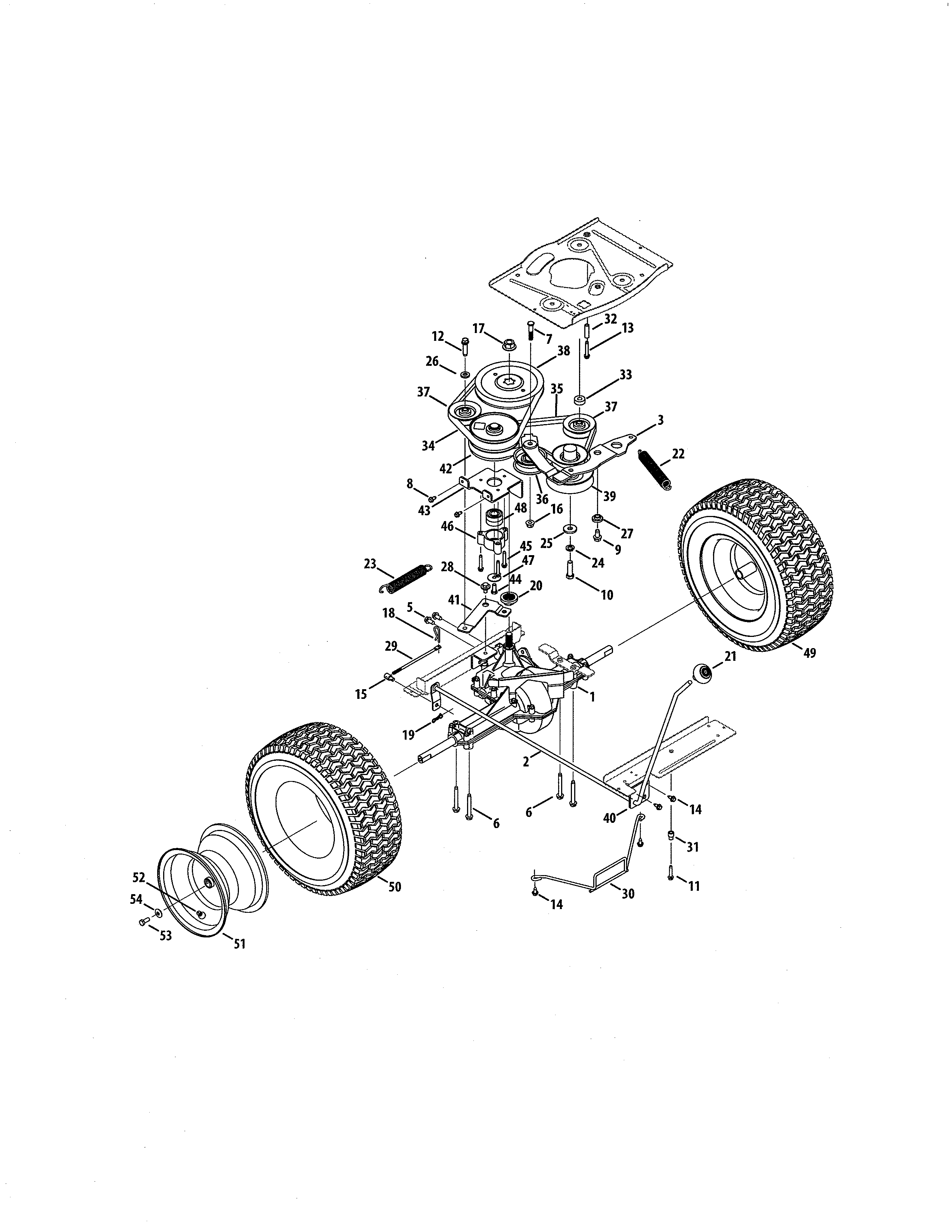 Transmission/wheels