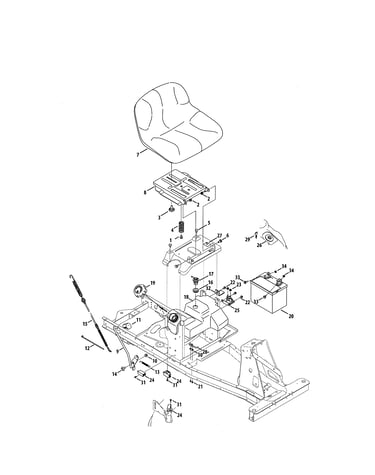 Seat/battery