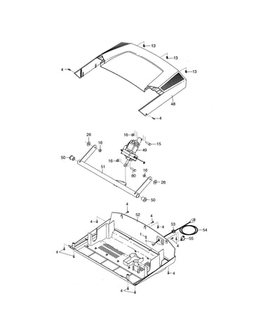 Hood/incline motor