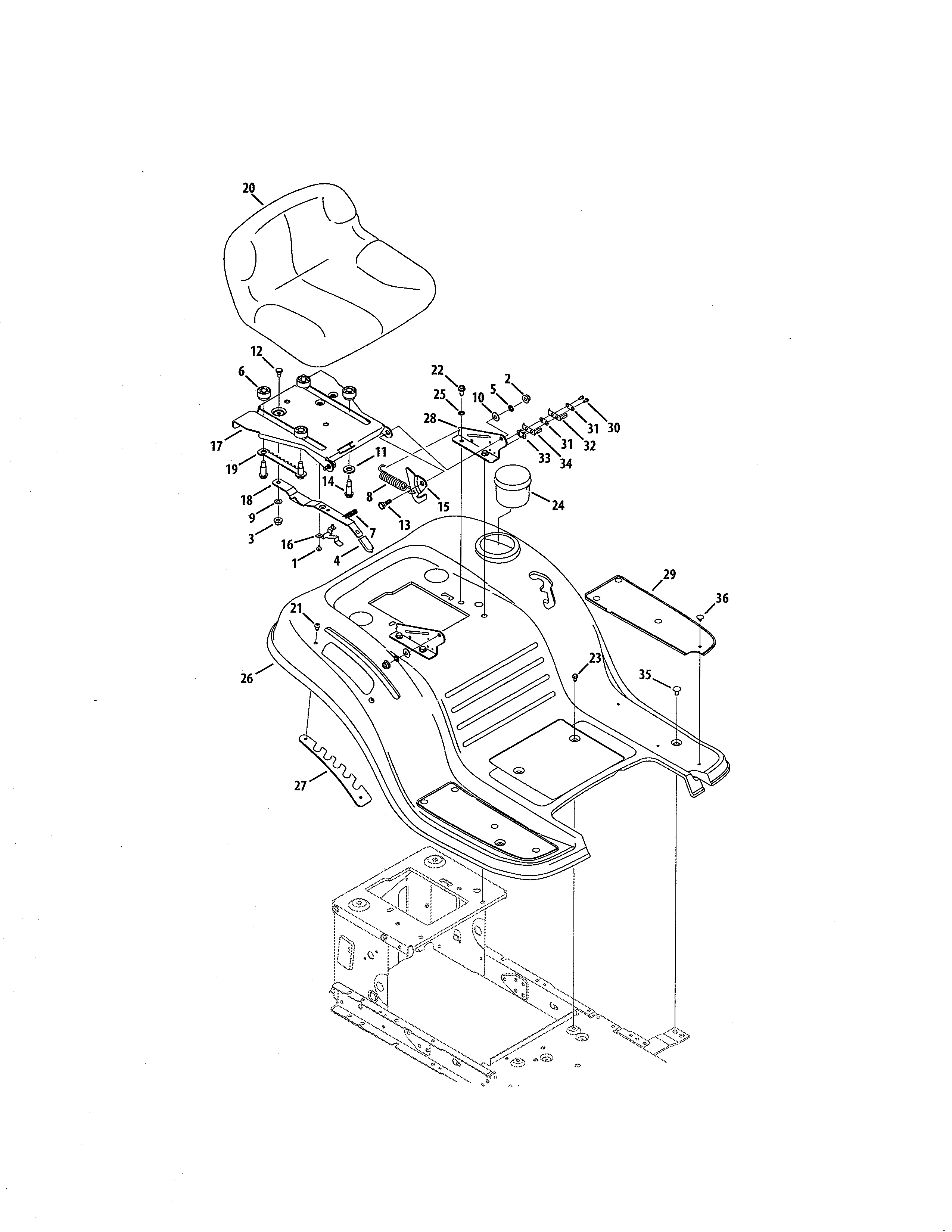 Seat/fender