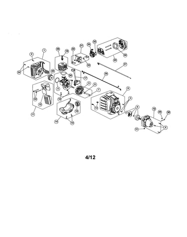 Short block/fuel tank
