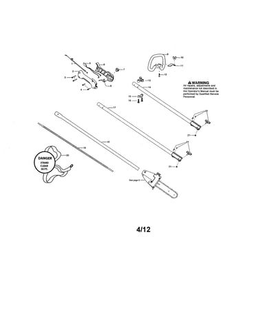 Drive shaft/handle