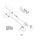 Drive shaft/handle/shield