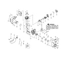 Crankcase/cylinder/fuel tank