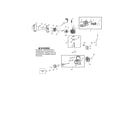 Poulan XLB 325 TYPE 2 muffler/cylinder/crankcase diagram