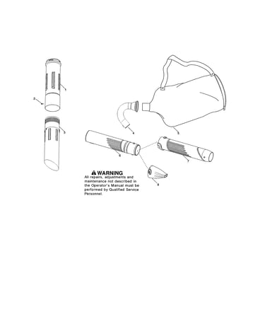 Vac tubes & bag