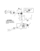 Muffler/cylinder/crankcase