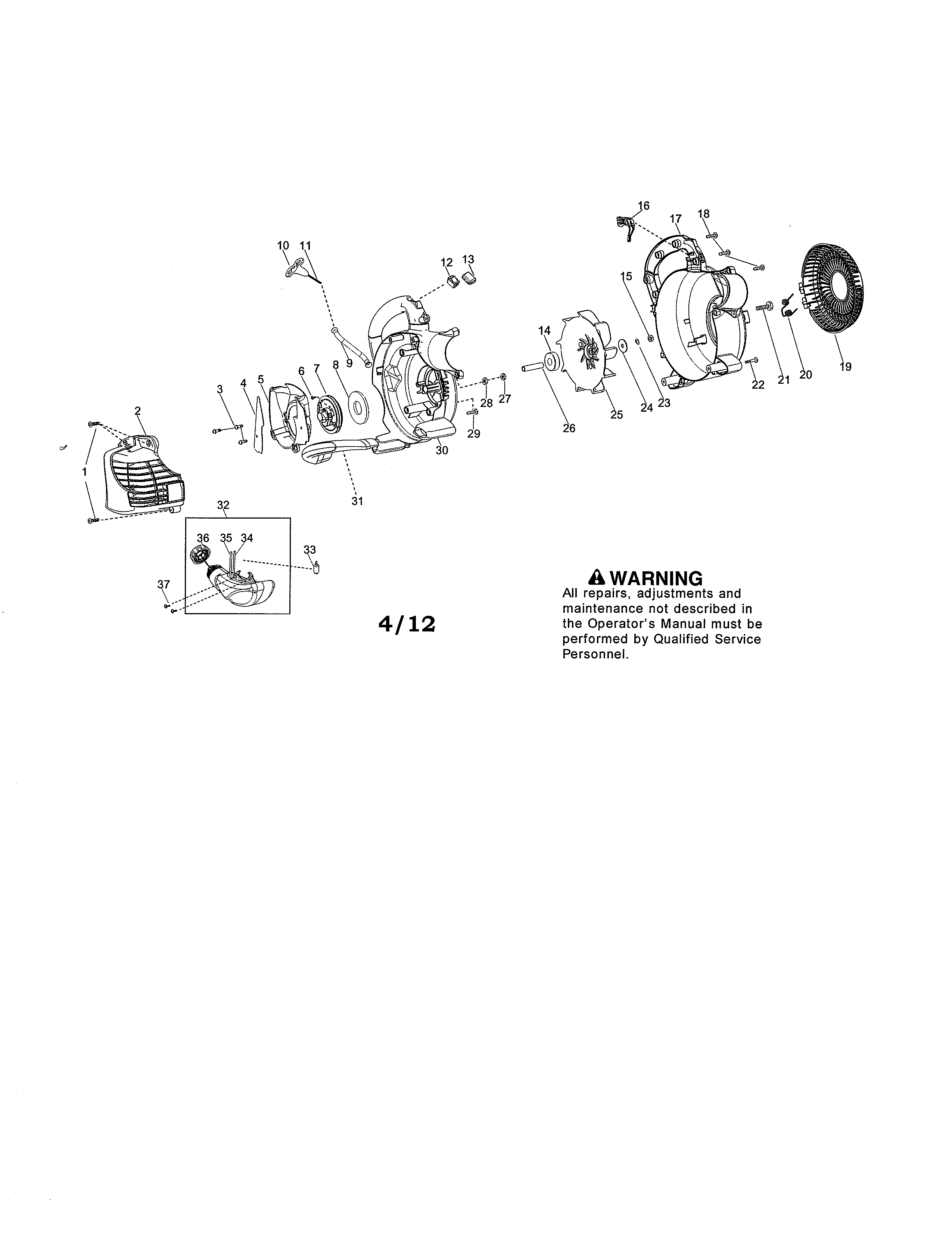 SCROLL/IMPELLER/HANDLE