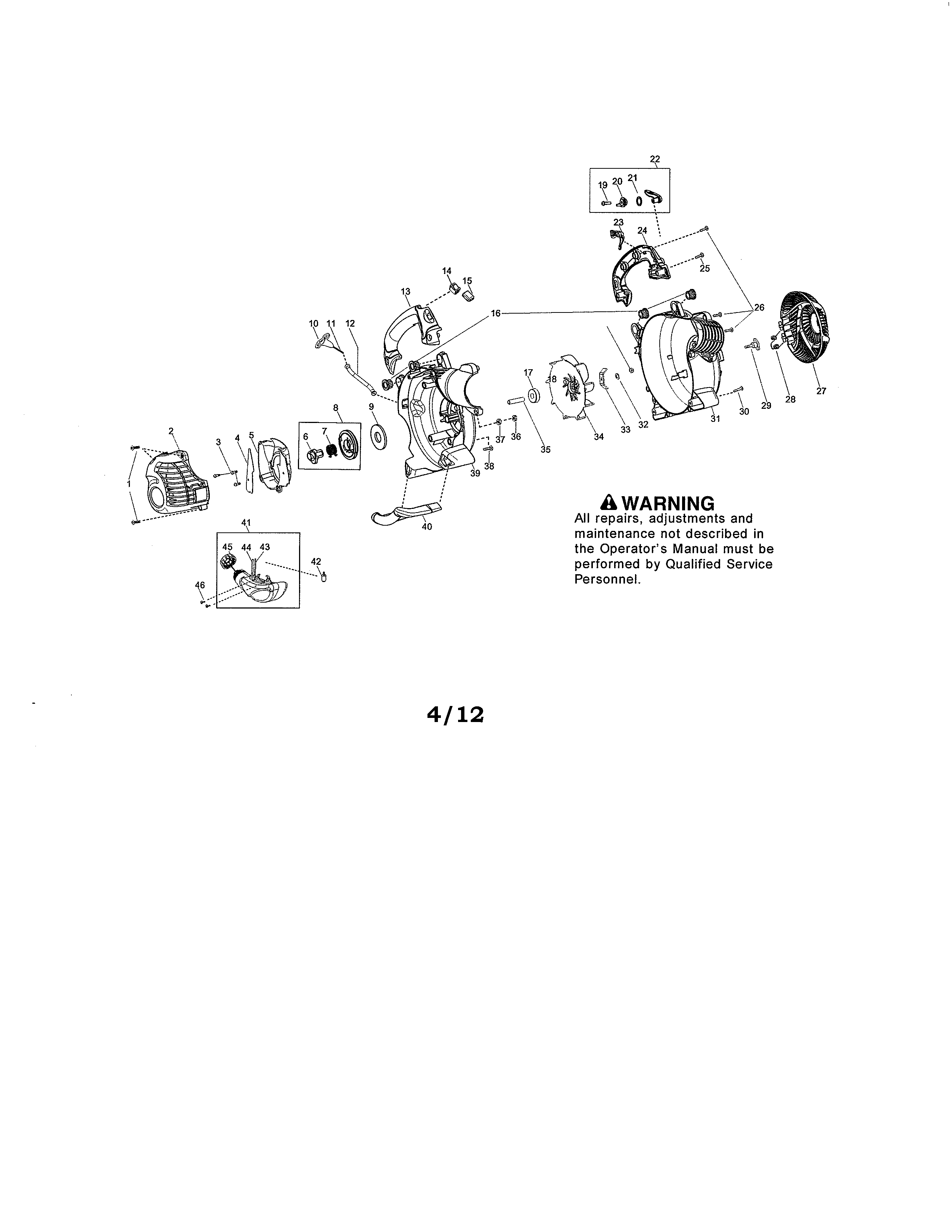 SCROLL/IMPELLER/HANDLE