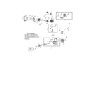 McCulloch MAC GBV 345 TYPE 1 muffler/cylinder/crankcase diagram