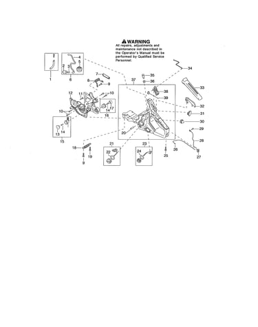 Rear tank/handle/fuel filter