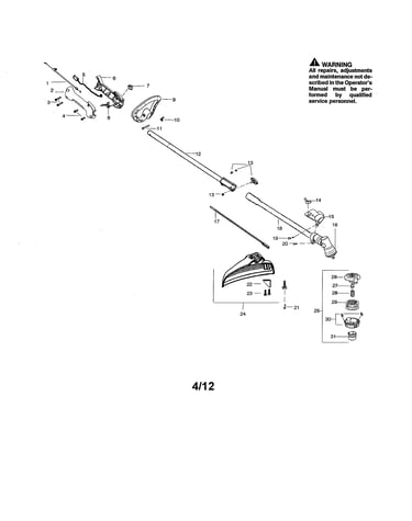 Shaft/shield/handle