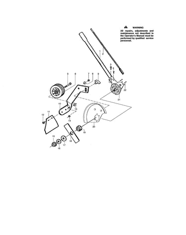 Guard/driveshaft/wheel bracket