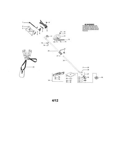 Driveshaft/handle/shield