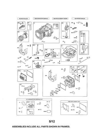 Cylinder/sump/crankshaft