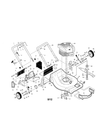 Engine/housing/handle