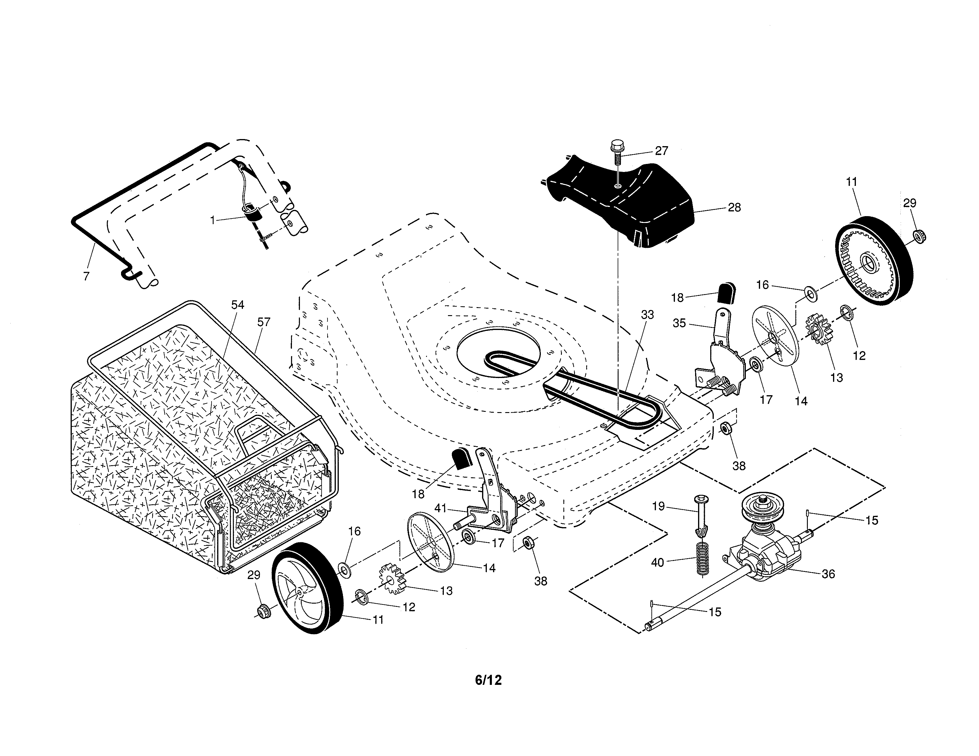 DRIVE CONTROL/GEAR CASE/WHEELS