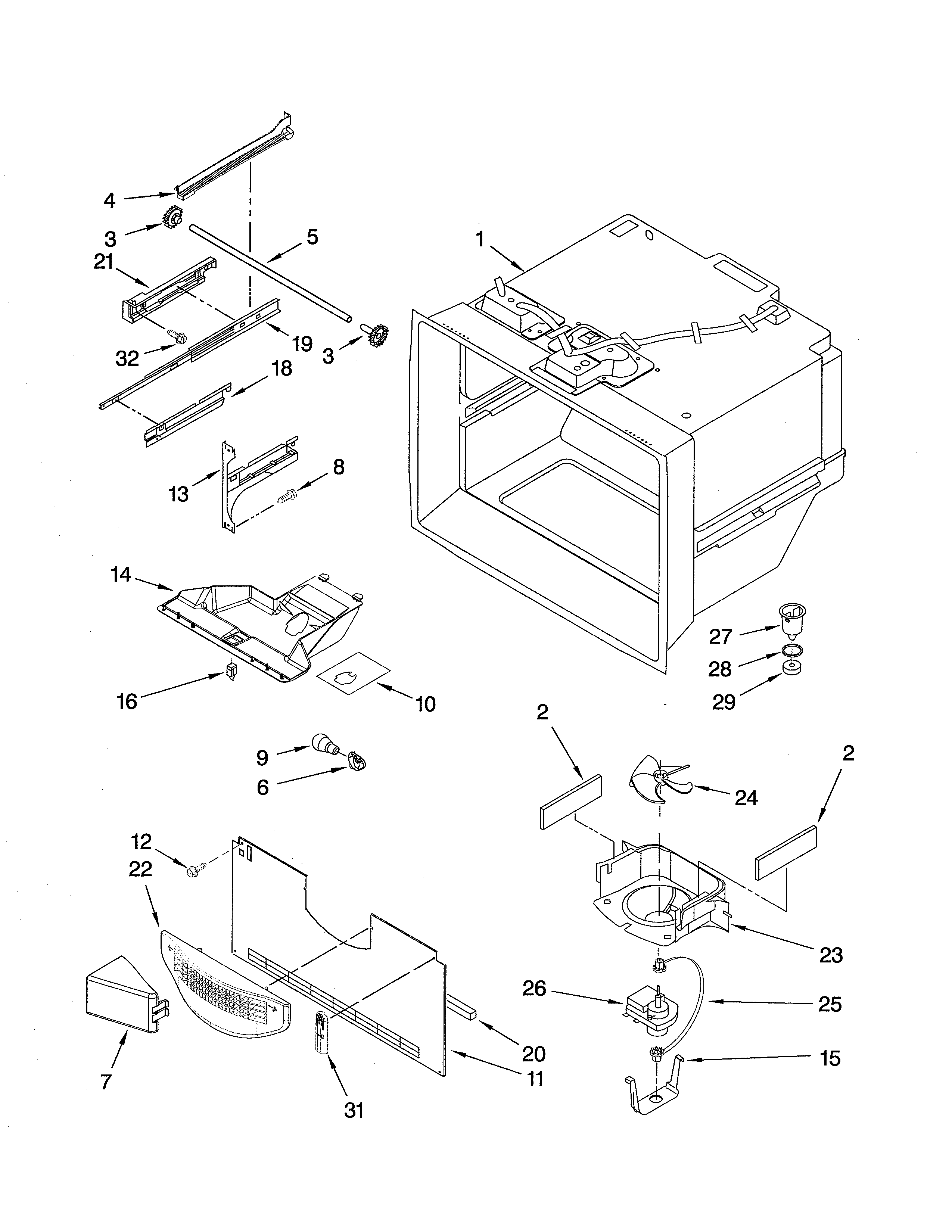 Freezer liner