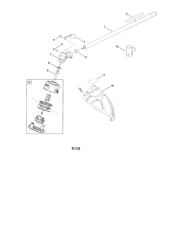 Trimmer head/straight shaft/guard