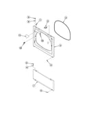 Dryer access panel/front panel/seal