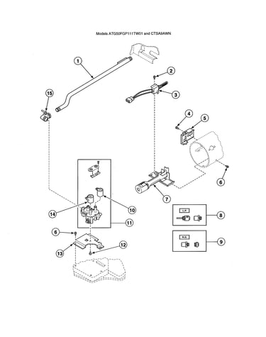 Gas valve/igniter/gas conversion kits