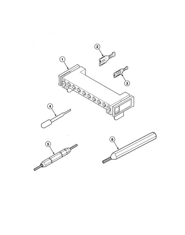 Dryer motor connection block/terminal extractor tools