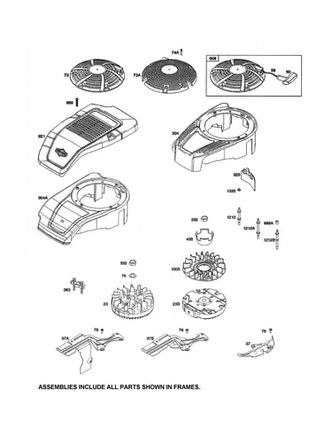 Flywheel/rewind starter