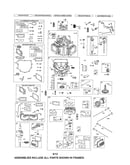 Cylinder/carburetor/crankshaft