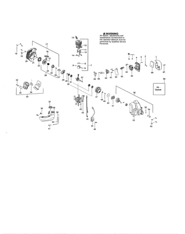 Cylinder/crankshaft/fuel tank