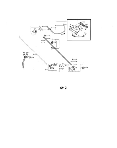 Drive shaft/shield/throttle housing