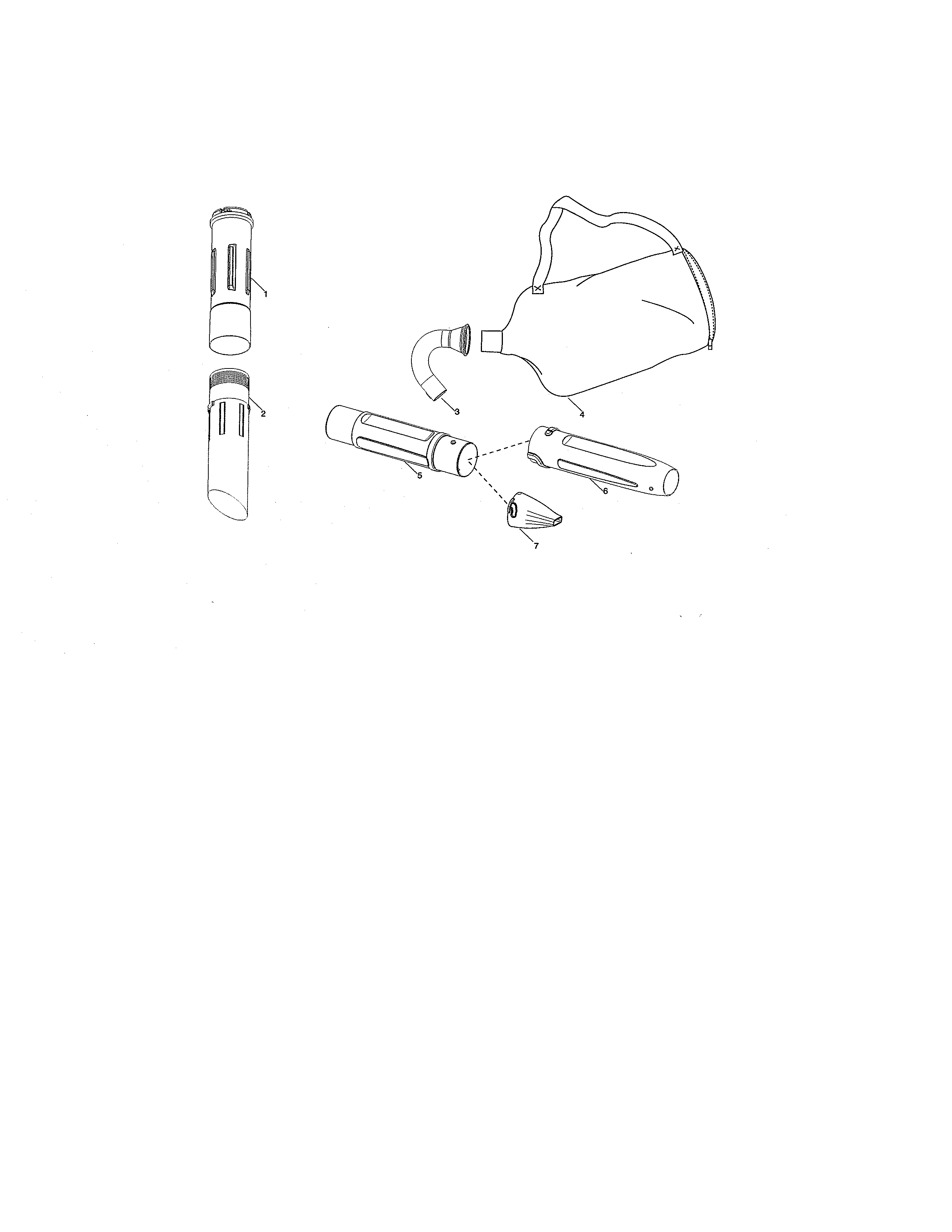 Vac tubes & bag