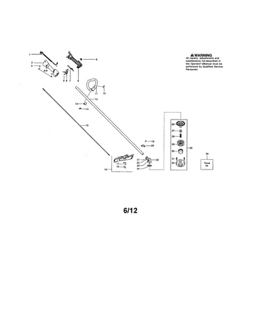 Drive shaft/handle/cutting head