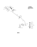 Drive shaft/handle/shield