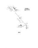 Drive shaft/handle/shield