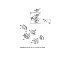 Briggs & Stratton 09P702-0027-F1 exhaust system/fuel supply diagram