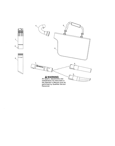 Vac tubes & bag