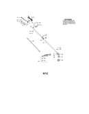 Drive shaft/handle/shield