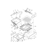 Evaporator/ice cutter grid/water parts