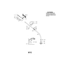 Drive shaft/handle/shield