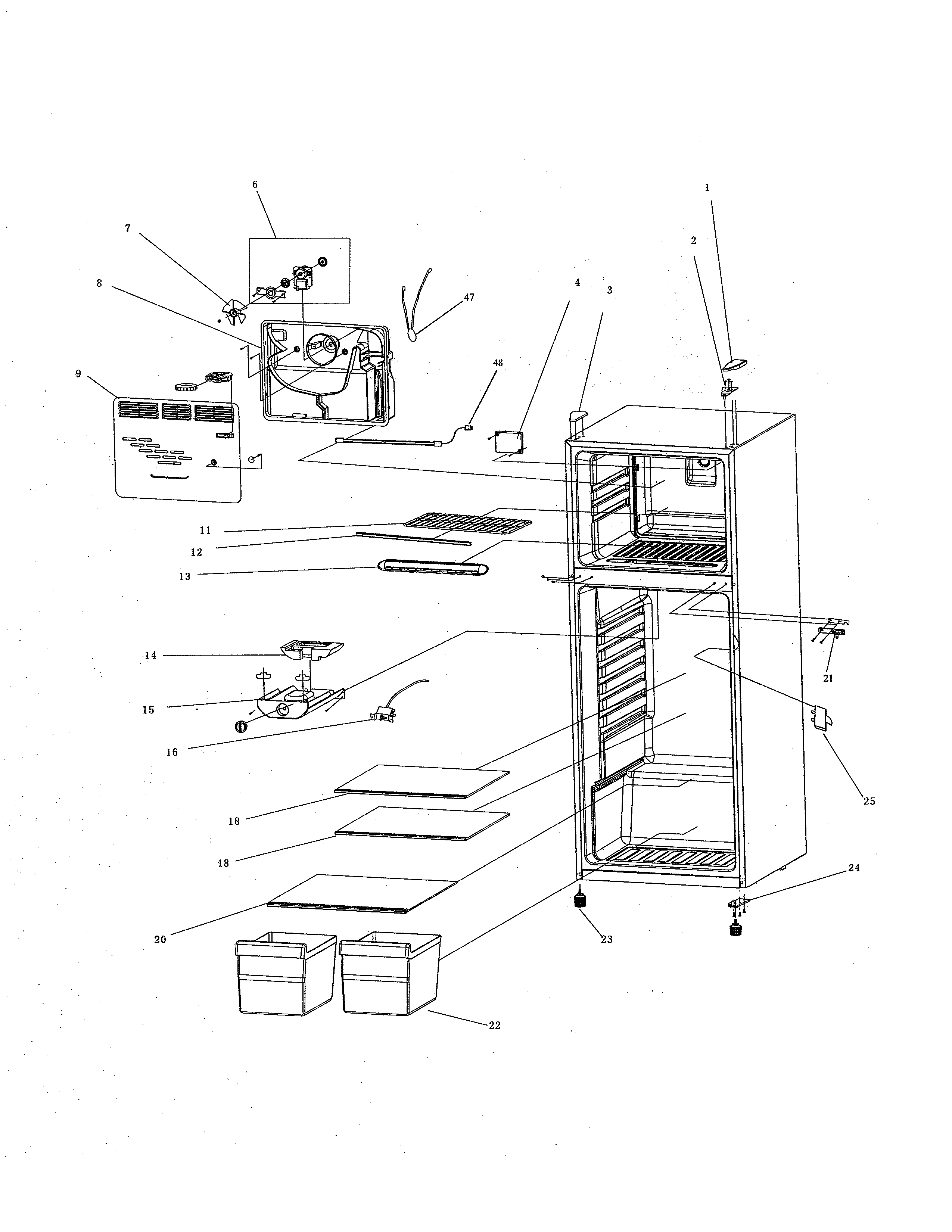 Cabinet/controls