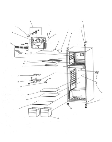Cabinet/controls