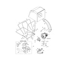 Craftsman 48625012 engine/deflector/deck adapter kit diagram