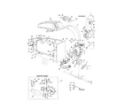 Craftsman 48625013 engine/deflector/deck adapter kit diagram