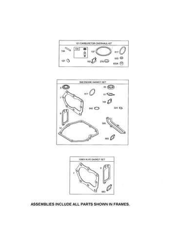 Gasket sets