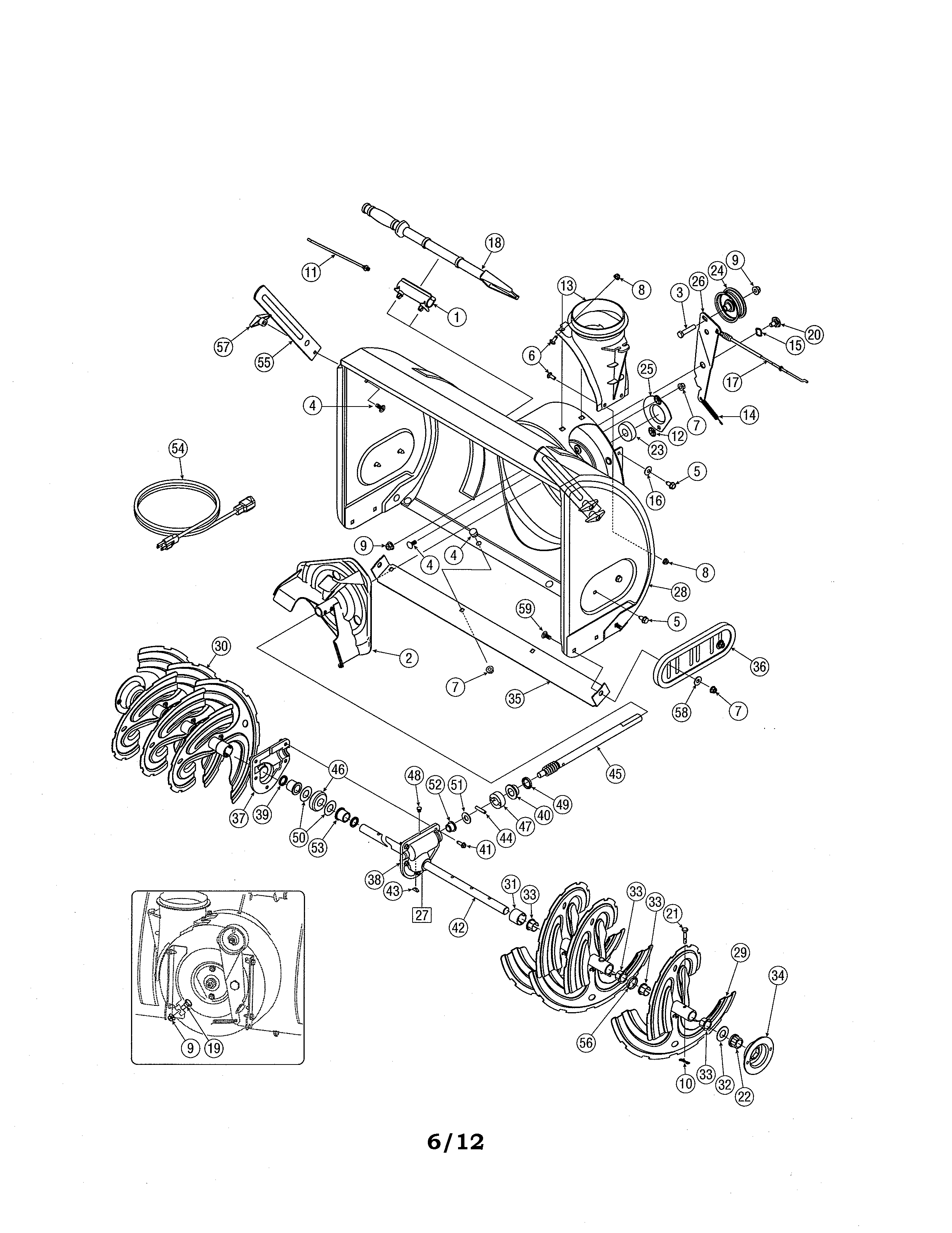 Auger & housing