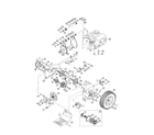 Craftsman 247883960 gears/engine/wheel diagram