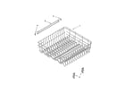 Ikea IUD8000RQ7 upper rack & track diagram