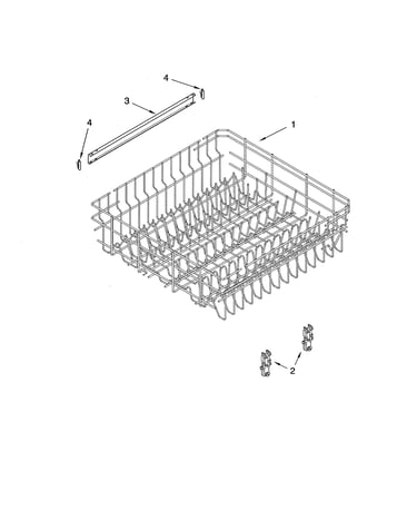 Upper rack & track