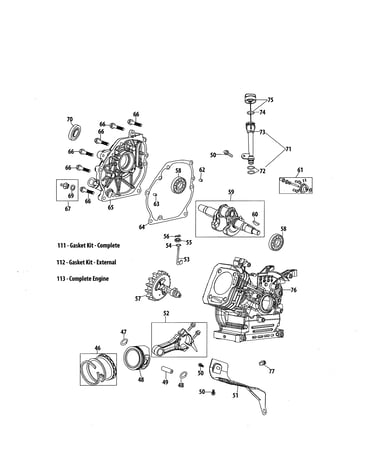 Short block/crankshaft